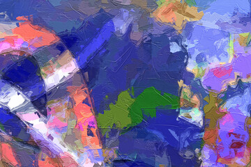 Beautiful abstract oil painting texture illustration