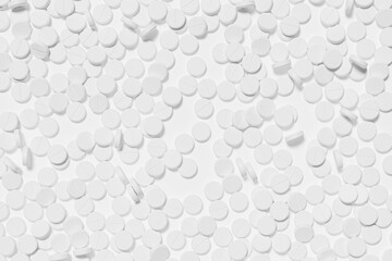 Obraz na płótnie Canvas Medical pills for background. 3D Render