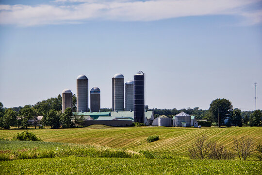 A farm somewhere in Quebec, Canada