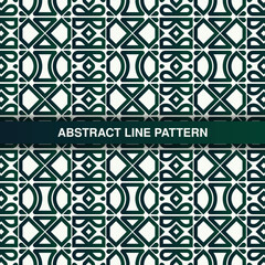 flat ornament line pattern design