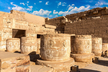 Medinet Habu temple in Luxor