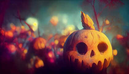 Halloween Pumpkin Heads