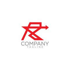 r arrow logo design and premium vector templates