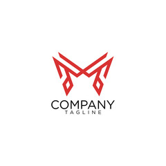 m logo design and premium vector templates