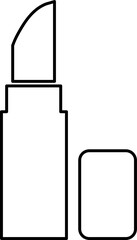  lipstick icon. sign design. gray gradient background.eps