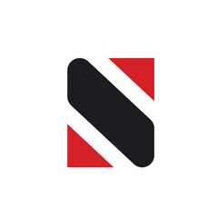 S letter icon vector illustration concept design template