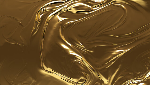 Gold, Opulent, Luxurious texture. A Golden surface for Smooth, Metallic Backgrounds.