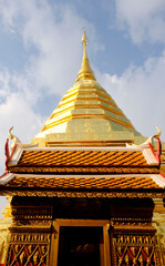 Wat Phra That Doi Suthep in Chiangmai, local Thai people like to visit for make a merit to pray to buddha and popular place for tourist come to visiting