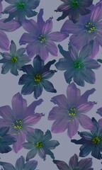 Seamless floral pattern for wallpaper and textile Printing. 