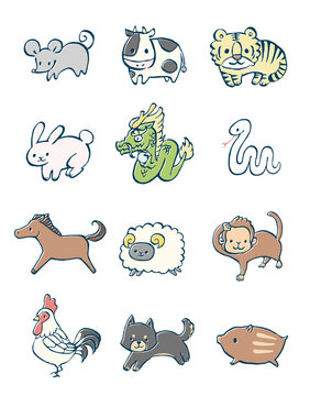 干支」の写真素材 | 1,079,849件の無料イラスト画像 | Adobe Stock