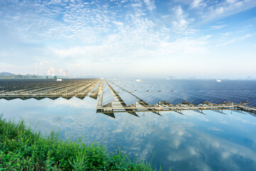 Fototapeta premium Solar photovoltaic power generation
