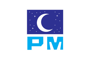 Fototapeta premium PM sign