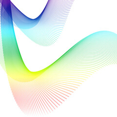 Color line abstract background