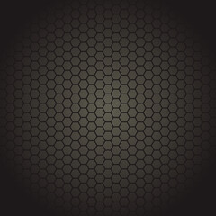 Hexagonal gradient of dark and grey for background. Illustration design template.