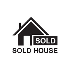 sold house icon , mortgage icon