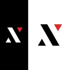 Fotobehang K Letter Logo concept. Creative Minimal emblem design template. Universal elegant icon. Premium business finance logotype. Graphic Alphabet Symbol for Business Identity Vector Element © Tafin