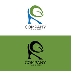 nature r logo design and premium vector templates