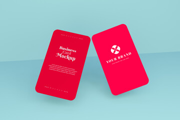 Elegant modern minimal business card template design