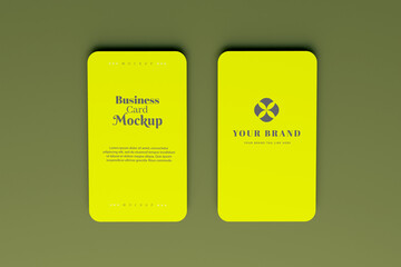 Elegant modern minimal business card template design