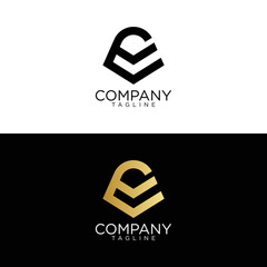 e logo design and premium vector templates