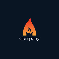 a candlelight professional logo design and premium vector templates
