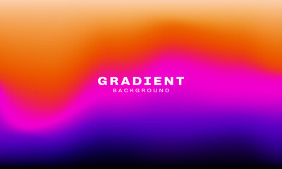 Abstract trendy in blending gradient color for background. Smooth minimalist color texture for poster template, cover, presentation, web and creative print.
