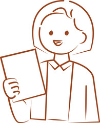 A girl and a boy students