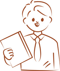 A girl and a boy students