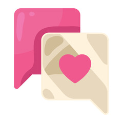 speech bubbles glassmorphism style