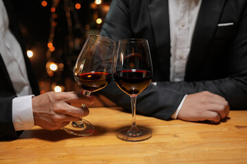 food and Drink, wine red and for a friendly, in a bar or a restaurant