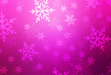 Naklejka na ściany i meble Light Pink vector template in carnival style.
