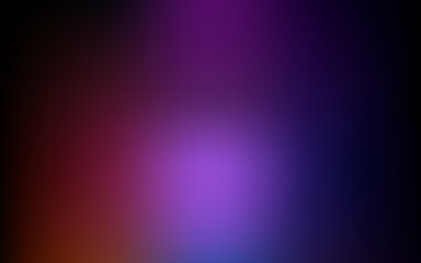 Dark purple, pink vector blurred background.