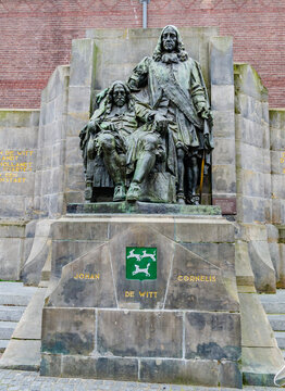 Dordrecht, Netherlands - Johan and Cornelius de Witt monument (Standbeeld van de gebroeders De Witt)
