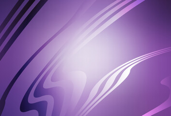 Fototapeta na wymiar Light Purple vector blurred shine abstract background.
