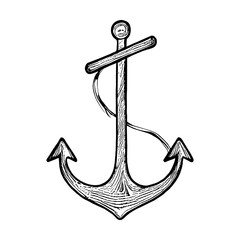 anchor isolated on white background