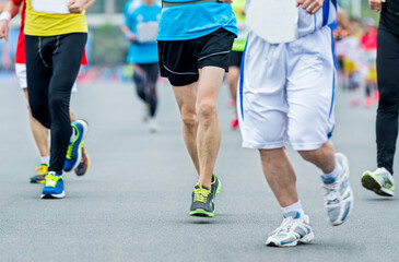 Fototapeta premium marathon runners