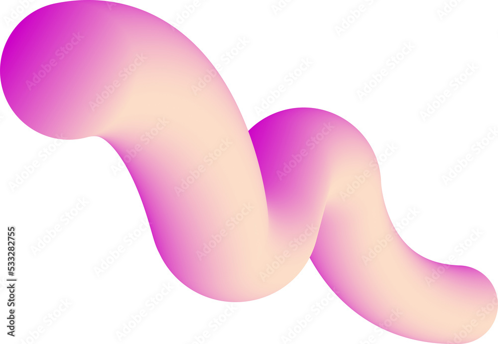 Fototapete Abstract dynamic style fluid lines for design elements