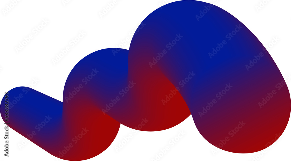 Fototapete Abstract dynamic style fluid lines for design elements