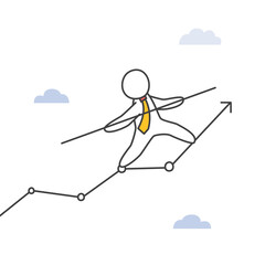 Balance vector illustration. Concept for Growth, Business, Activity, Success, Motivation