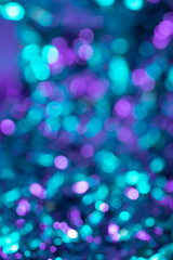 Festive abstract color bokeh background