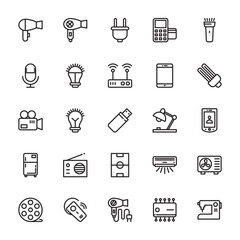 Electronics Vector Icons