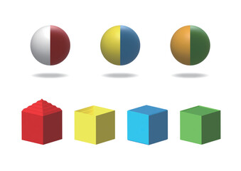 3D球体・立方体