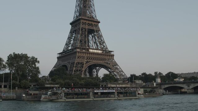 Paris - images made from River Seine - Tour Eiffel - Eiffel Tower