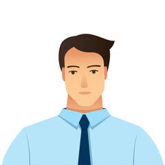 man avatar isolated 
