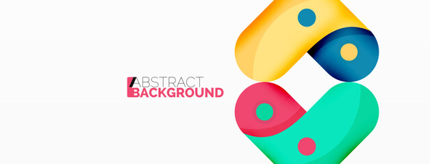 Creative geometric wallpaper. Trendy minimal abstract background. Techno business template for wallpaper, banner, background or landing