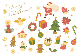 クリスマスイラストセット