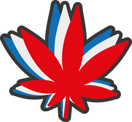 logo de chanvre CBD ou THC