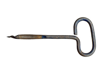 Old gimlet on transparent background