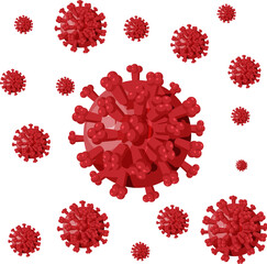 Coronavirus bacteria model