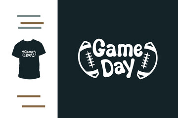Game day t shirt design